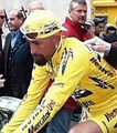 Marco Pantani si ritira dalla Settimana Lombarda.......