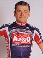 La locandina del Giro 2001 realizzata da Emilio Tadini. Ingrandisci l'immagine.