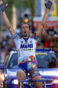 Andrea Tafi vince la Parigi Tours. Foto Bettini
